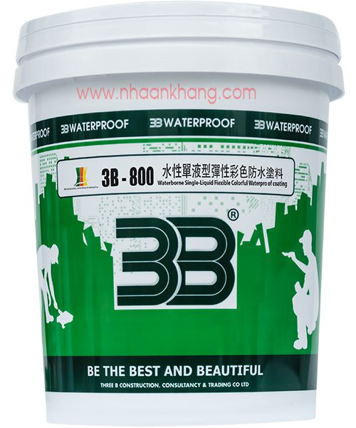 Keo màu chống thấm tính đàn hồi 3b – 800